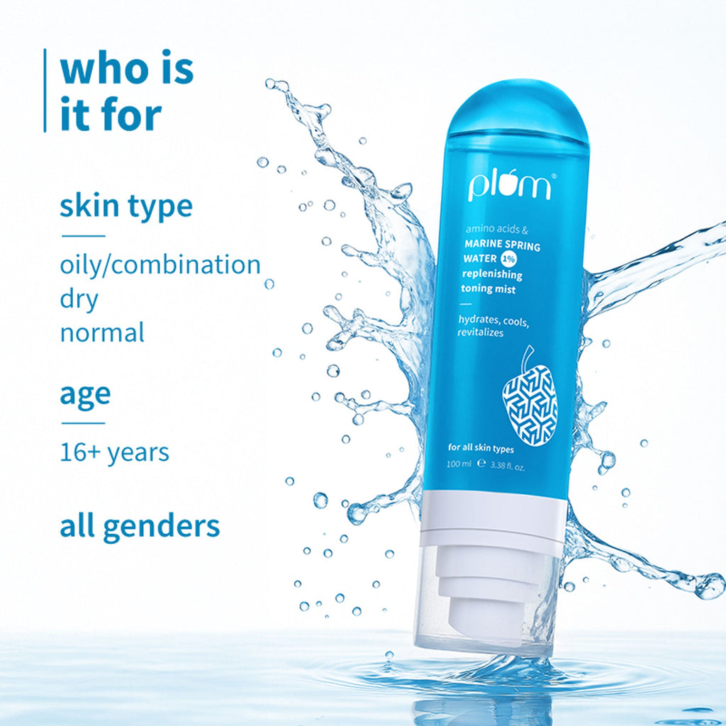 Plum 1% Marine Spring Water Replenishing Toning Mist
