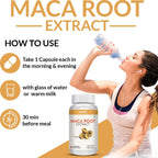 Vokin Biotech Maca Root Extract 800mg For Energy, Strength & Reproductive Health