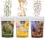 Nature Yard Organic & Healthy Jumbo Pumpkin/Jumbo Sunflower/Flax Seeds