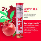 PLIX The Plant Fix L-Carnitine ACV Effervescent Tablets - Apple Burst - Distacart