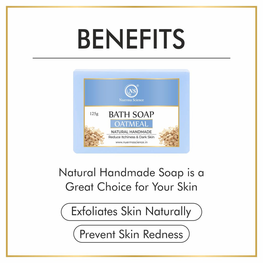 Nuerma Science Oatmeal Bath Soap | Reduce Itchiness & Dark Skin - Distacart