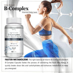 Vokin Biotech 100% Natural Vitamin B-Complex Capsules