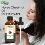 Organic Zing Horse Chestnut (Aesculus hippocastanum) Oil | Pure & Natural Essential Oil for Skincare, Hair Care & Massage