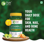 Pure Nutrition Vitamin C with Orange Peel & Amla Extract Veg Tablets