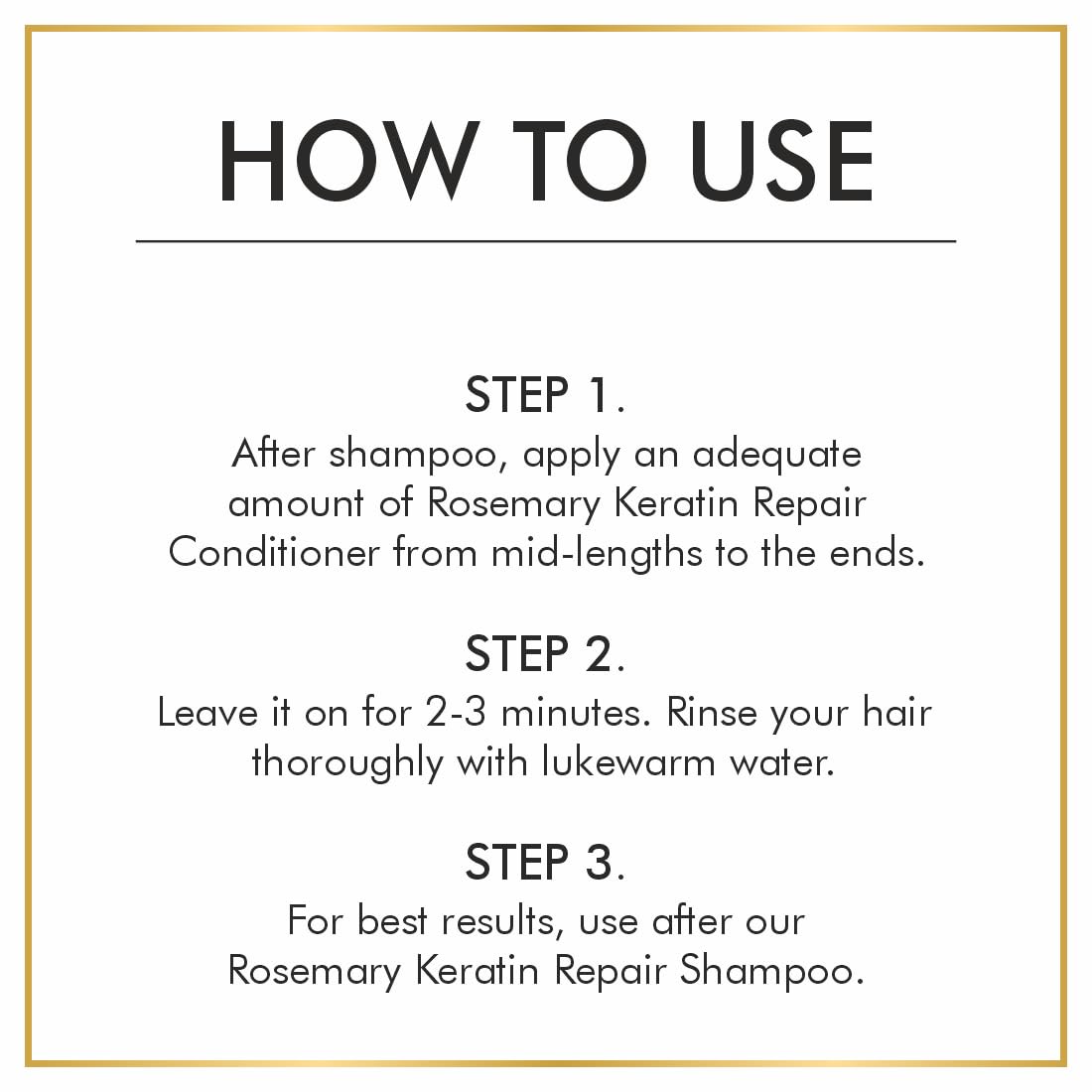 Nuerma Science Keratin Repair Rosemary Hair Conditioner for Softer, Longer & Healthier Hair