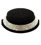 Silver-Toned Alloy Rhinestones Studded Choker Necklace - The Pari