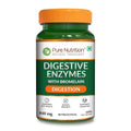 Pure Nutrition Digestive Enzymes with Bromelain Veg Capsules