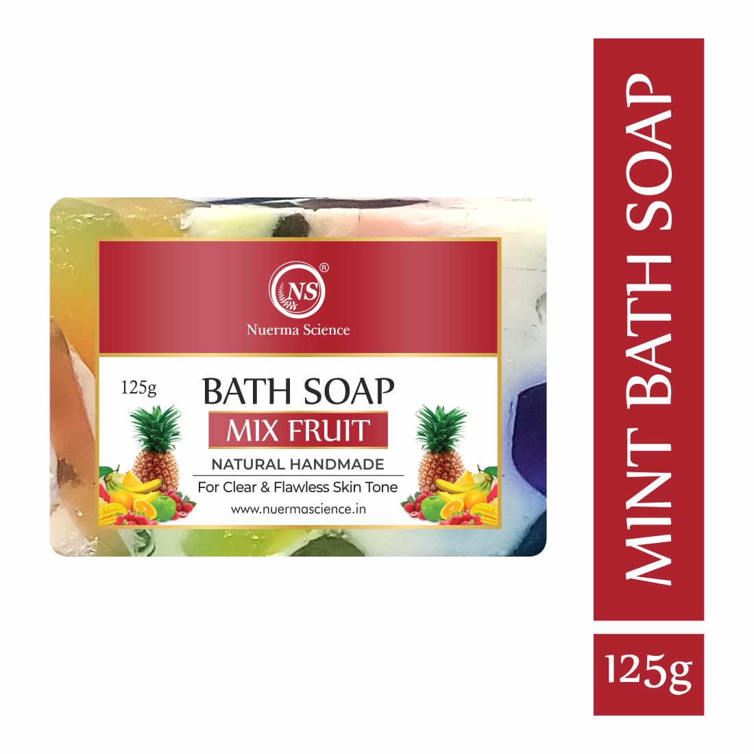 Nuerma Science Mix Fruit Bath Soap | Revitalizes & Nourishes Skin - Distacart