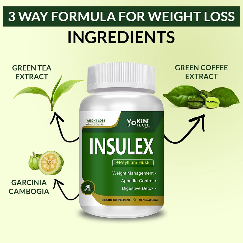 Vokin Biotech Insulex Weight Management | Appetite Control | Digestive Detox