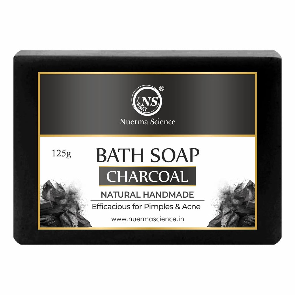 Nuerma Science Charcoal Bath Soap | Efficacious for Pimples & Acne - Distacart
