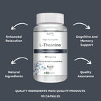 Vokin Biotech L-Theanine-Support Relaxation - 90 Vegetarian Capsules