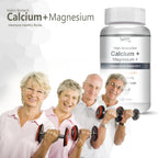 Vokin Biotech Calcium with Magnesium, Vitamin D3 & Vitamin K2- Mk-7 - Support Bone Health- 572mg
