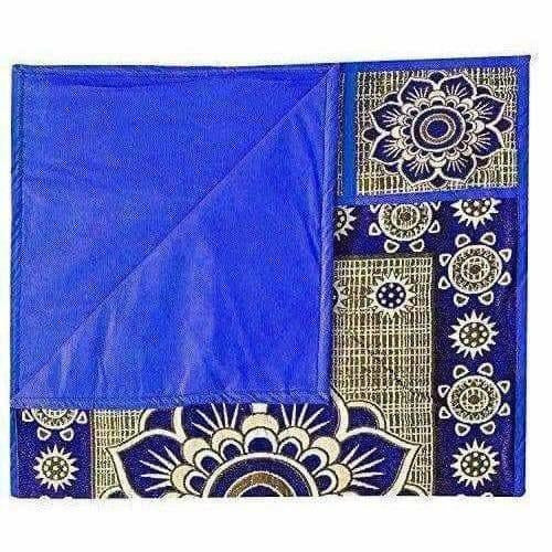 Cotton Refrigerator Cover Set - Blue