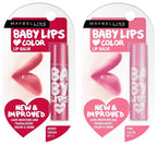 Maybelline New York Baby Lips Lip Balm - Pink Lolita and Berry Crush-SPF 20 - Distacart