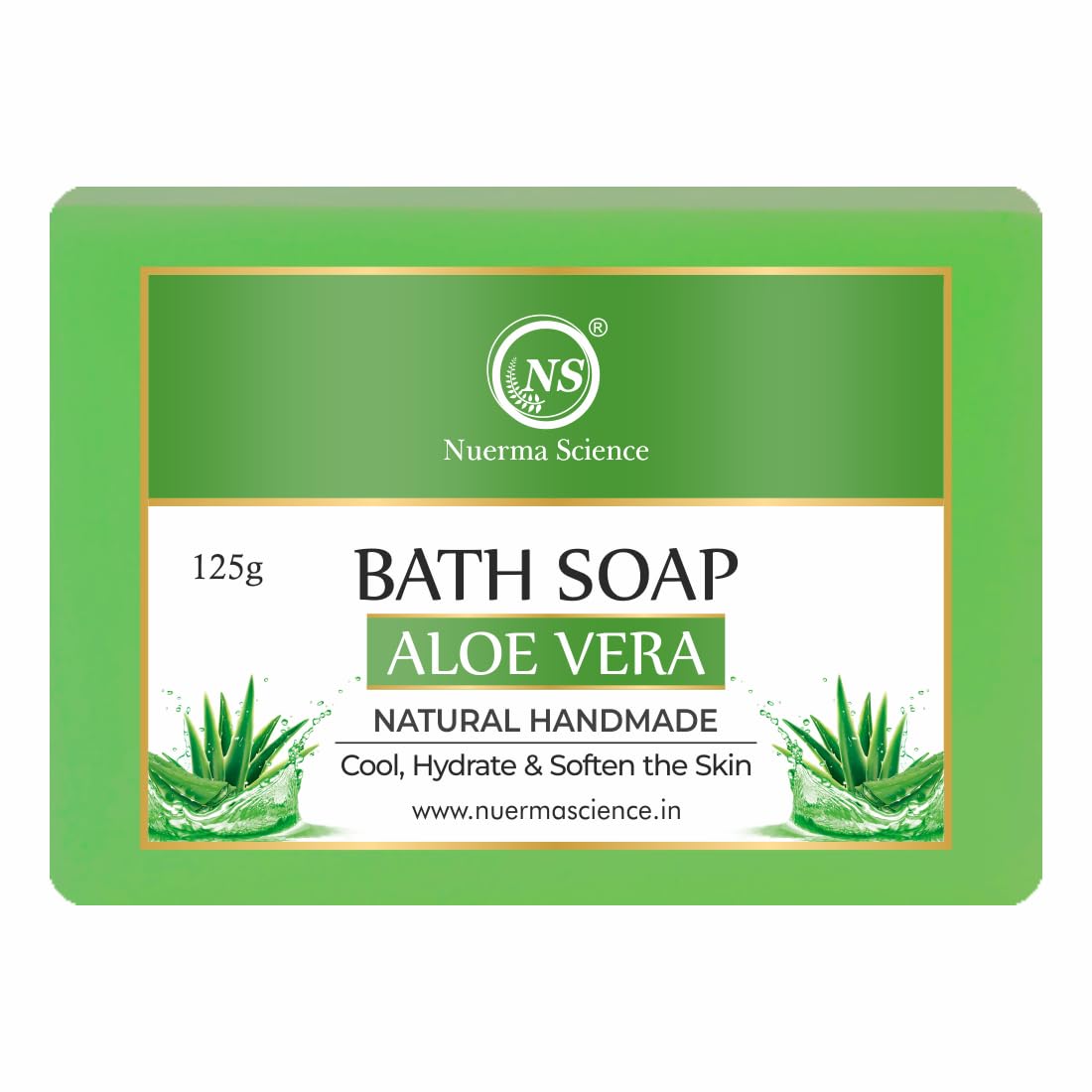 Nuerma Science Aloe Vera Bath Soap | Hydrates & Rejuvenates Skin - Distacart