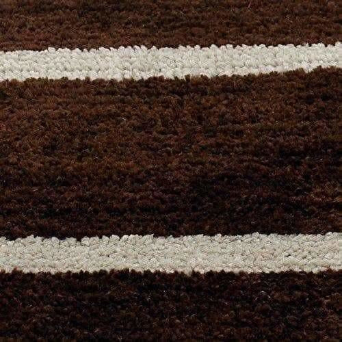 Handicraft Style Eco Series 2 Piece Cotton Blend Door Mat - 16"x24", Grey and Brown