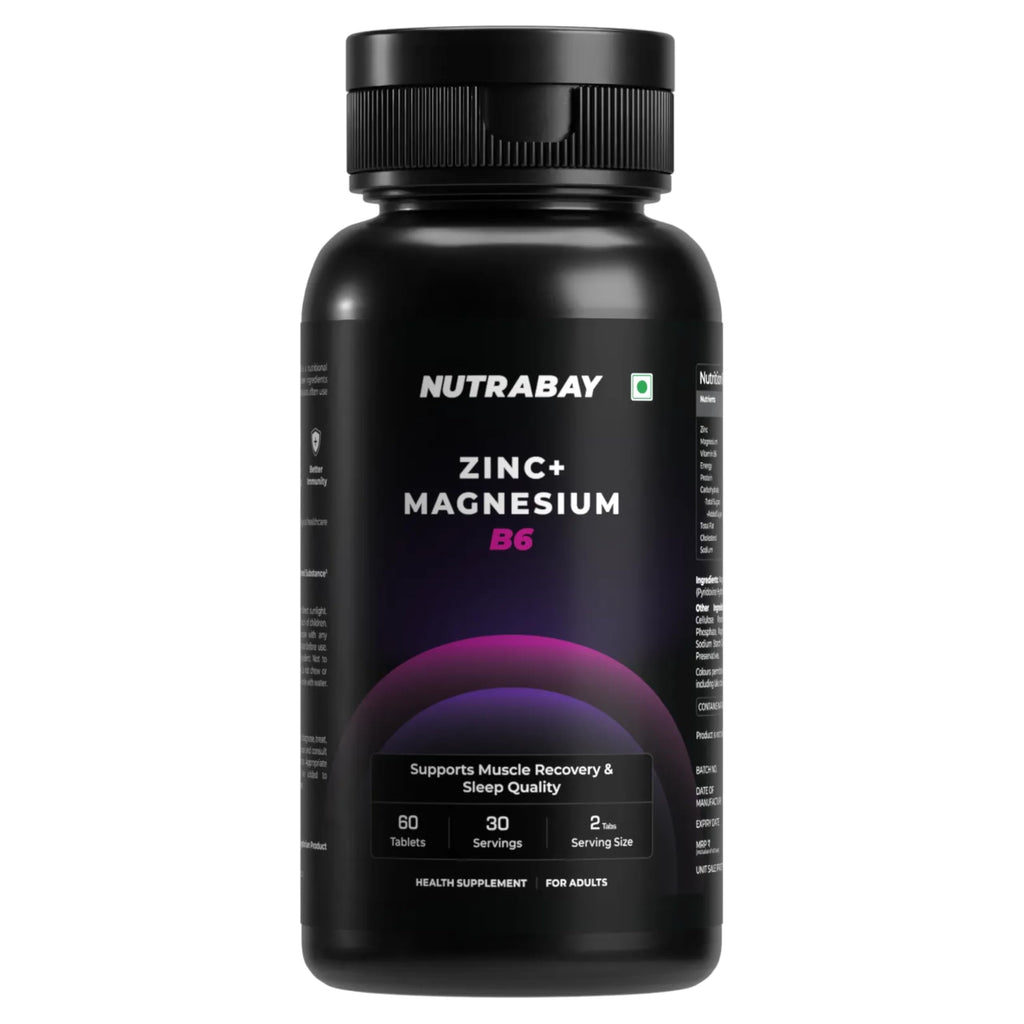 Nutrabay Zinc+ Magnesium B6 - 60 Tablets