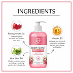 Nuerma Science Pomegranate Body Wash | For Soft & Glowing Skin