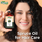 Organic Zing Spruce (Picea) Oil | Pure & Natural Essential Oil for Aroma, Diffusers, Hair Care & Massage