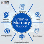 Vokin Biotech Cognitivix -Unique Brain activation Ginkgo Biloba With Ginseng extract Veg capsule