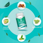Vokin Biotech Keto Guru 60 Tablets Supplement for Weight Management, Fat Burner, Appetite Suppressant-