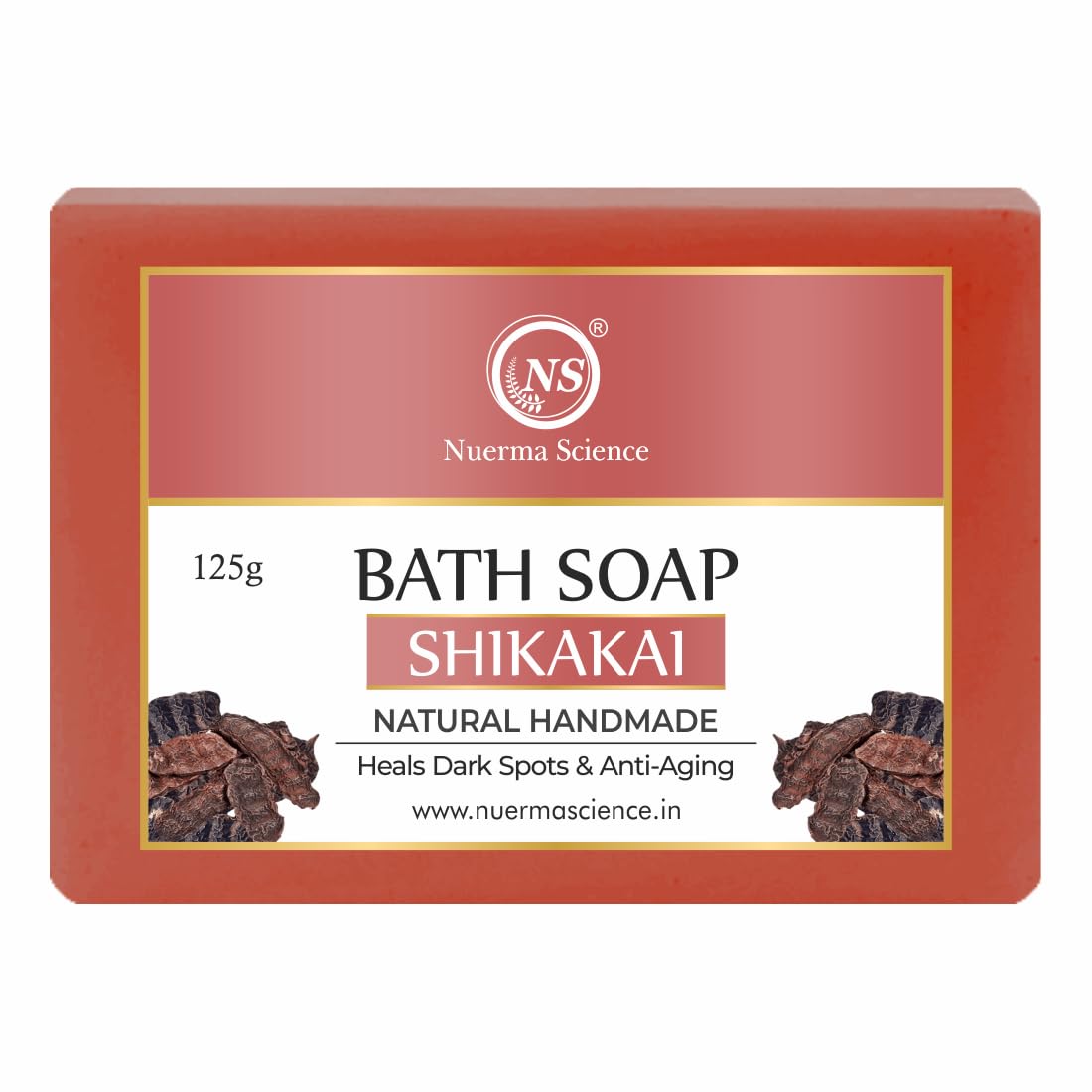 Nuerma Science Shikakai Bath Soap | Heals Dark Spots & Anti-Aging - Distacart