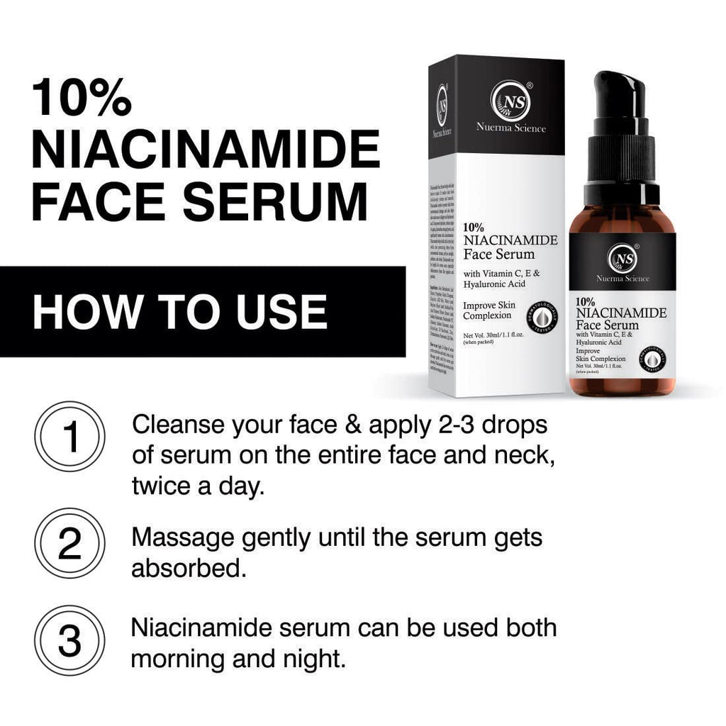 Nuerma Science 10% Niacinamide Face Serum | Plump, Smooth, Radiant Skin
