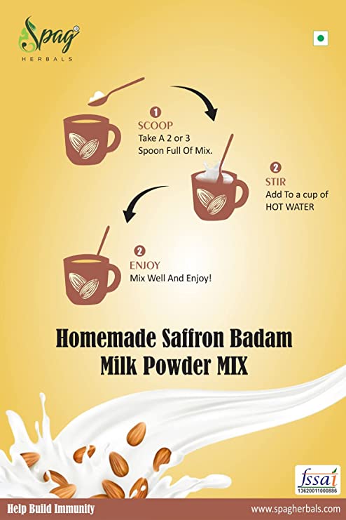 Spag Herbals Chocolate Badam Health Drink Instant Premix Powder - Distacart
