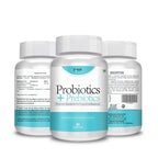 Vokin Biotech Probiotics+ Prebiotics Supplement 50 Billion Cfu For Women & Men With Prebiotics 150 mg | Probiotic Capsules For Digestion Support, Gut Health And Immunity