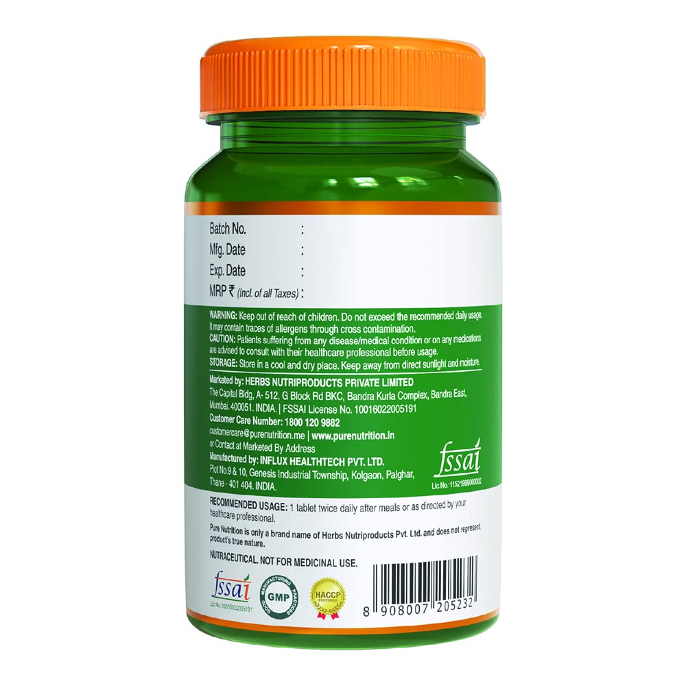 Pure Nutrition Vegan Glucosamine with MSM Veg Tablets - Distacart