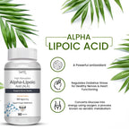 Vokin Biotech Alpha Lipoic Acid (ALA) 300 mg- Support Nerve Health & Sugar Metabolism)