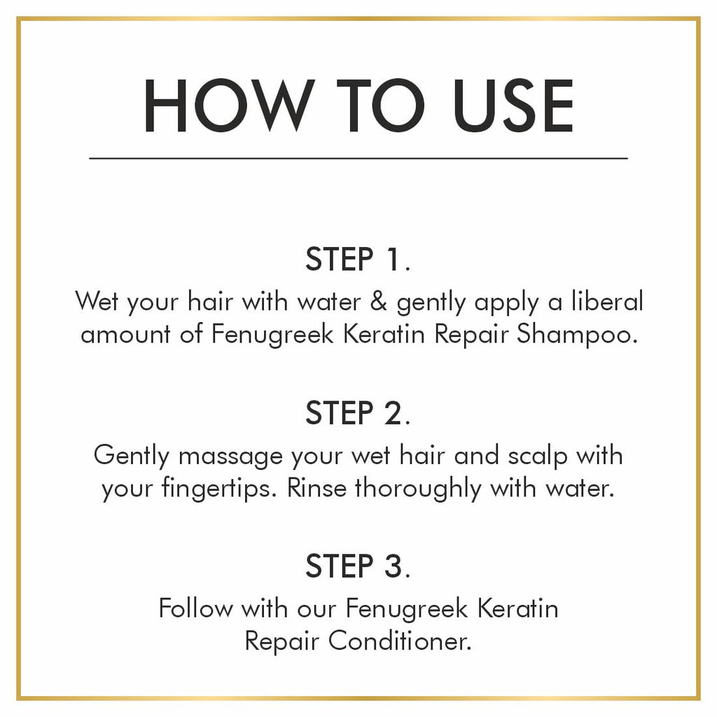 Nuerma Science Keratin Repair Fenugreek (Methi) Shampoo for Hair Fall & Dandruff Control