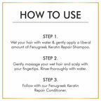 Nuerma Science Keratin Repair Fenugreek (Methi) Shampoo for Hair Fall & Dandruff Control