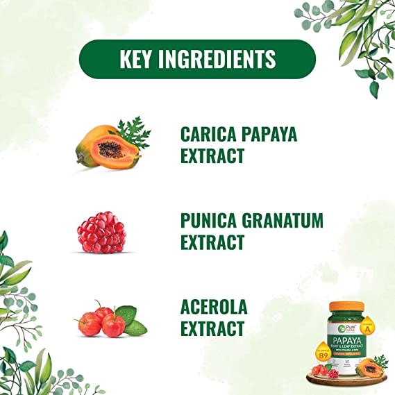 Pure Nutrition Papaya Complete Capsules - Distacart