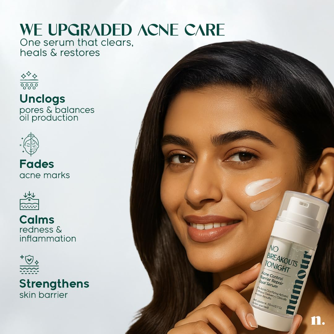 Numour No Breakouts Tonight Acne Control Barrier Repair Dual Serum