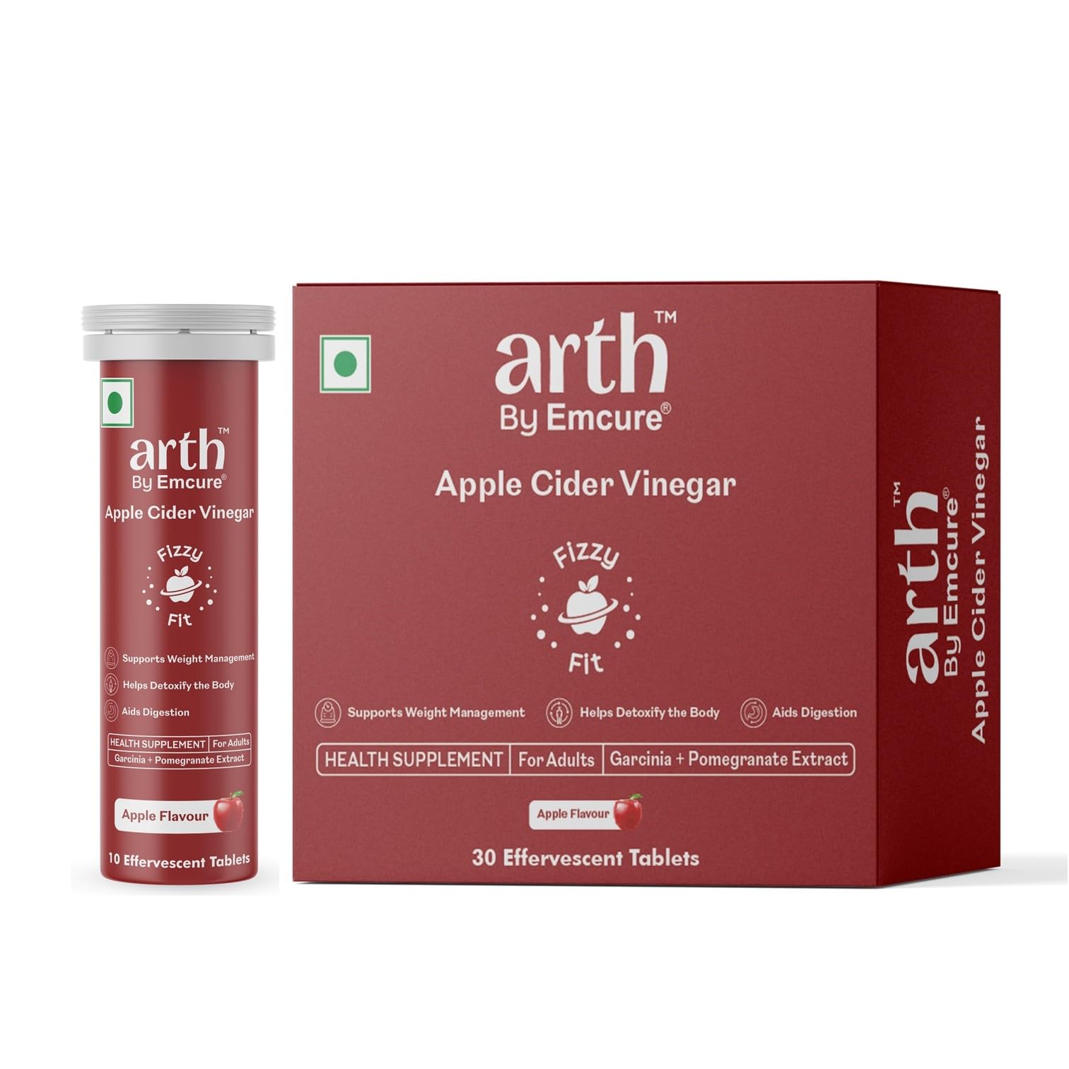 Arth Apple Cider Vinegar Effervescent Tablets