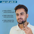 Sotrue Derma Roller For Hair Growth 1 mm with 540 Stainless Steel Needles - Activates Hair Follicles, For Hair Fall & Hair Thickening, Reduces Acne Scars - Distacart