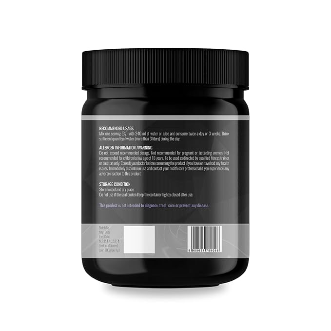 BOOSTIQ Creatine Monohydrate Powder - Unflavoured
