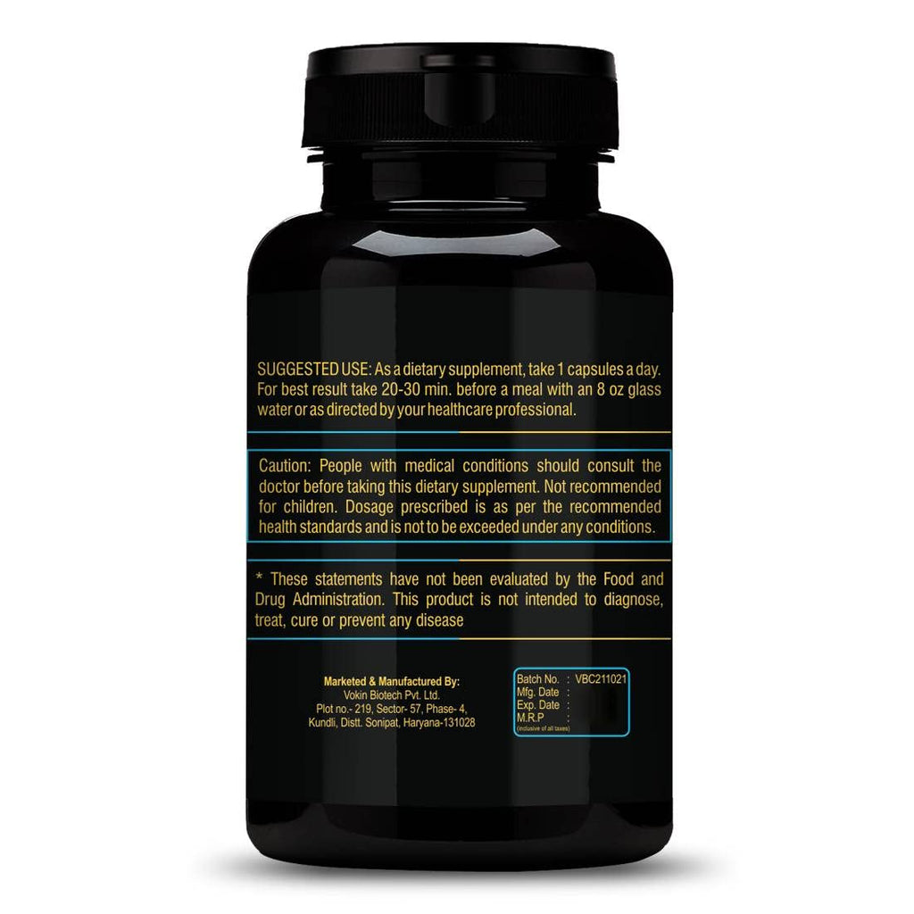 Vokin Biotech Cognitivix -Unique Brain activation Ginkgo Biloba With Ginseng extract Veg capsule