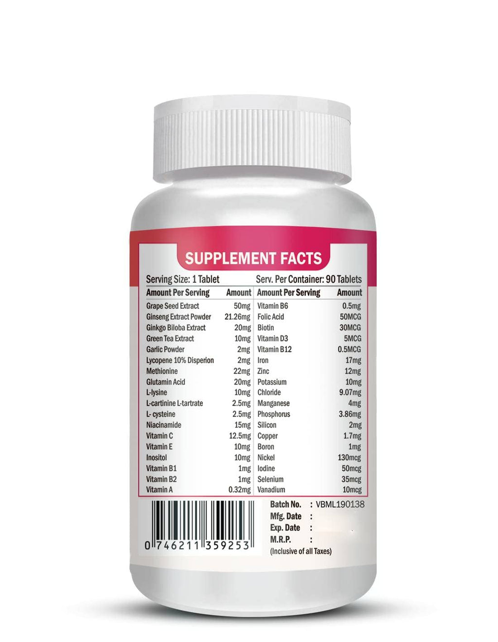 Vokin Biotech Multivital-1 General Daily Multi Vitamin with Potent Formula
