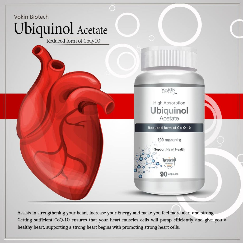 Vokin Biotech Ubiquinol - Acetate – Support Heart Health