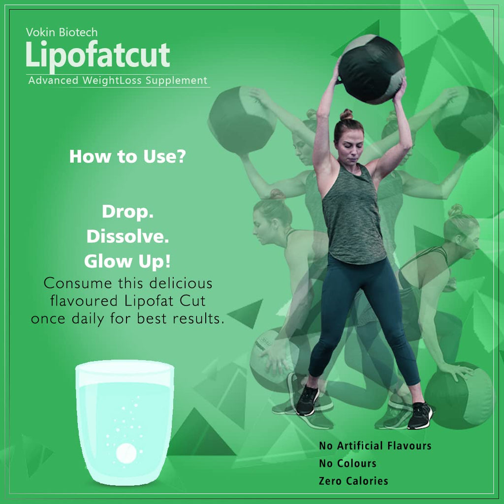Vokin Biotech LipoFat cut Dietary Supplement Effervescent Water Soluble Tablets