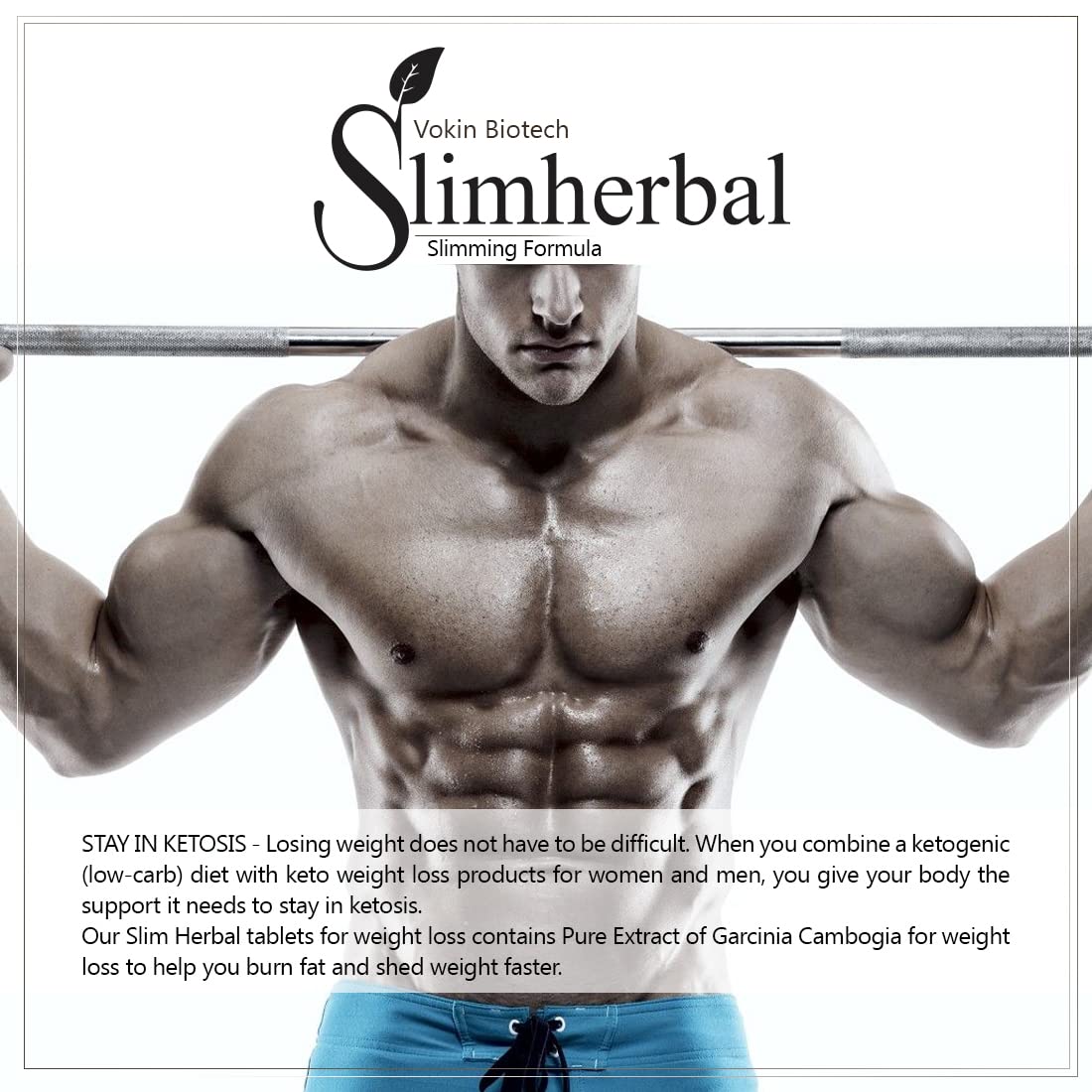 Vokin Biotech Slimherbal Tablets Support Reduce Belly Fat for Men & Women