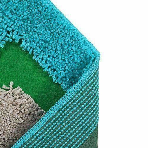 Cotton Blend Diana Door Mat/Bath Mat - Blue Color