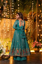Yash Enterprise Rama Crunchy Silk Party Wear Embroidery Suit Set - Distacart