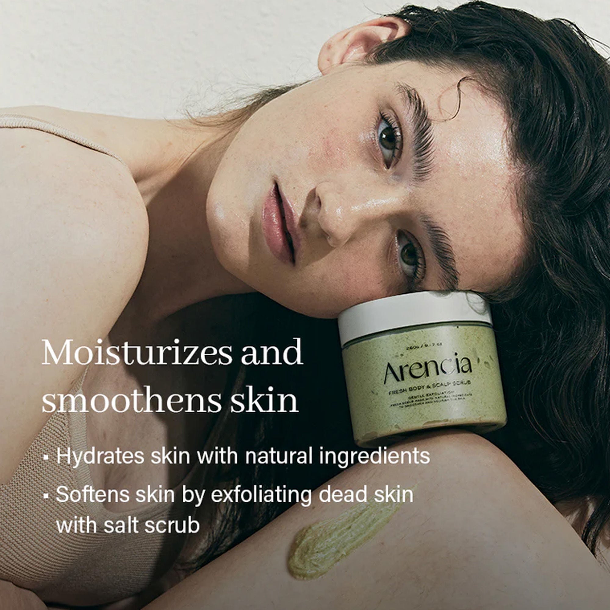 Arencia Geranium & Primrose Fresh Cloud Body & Scalp Scrub