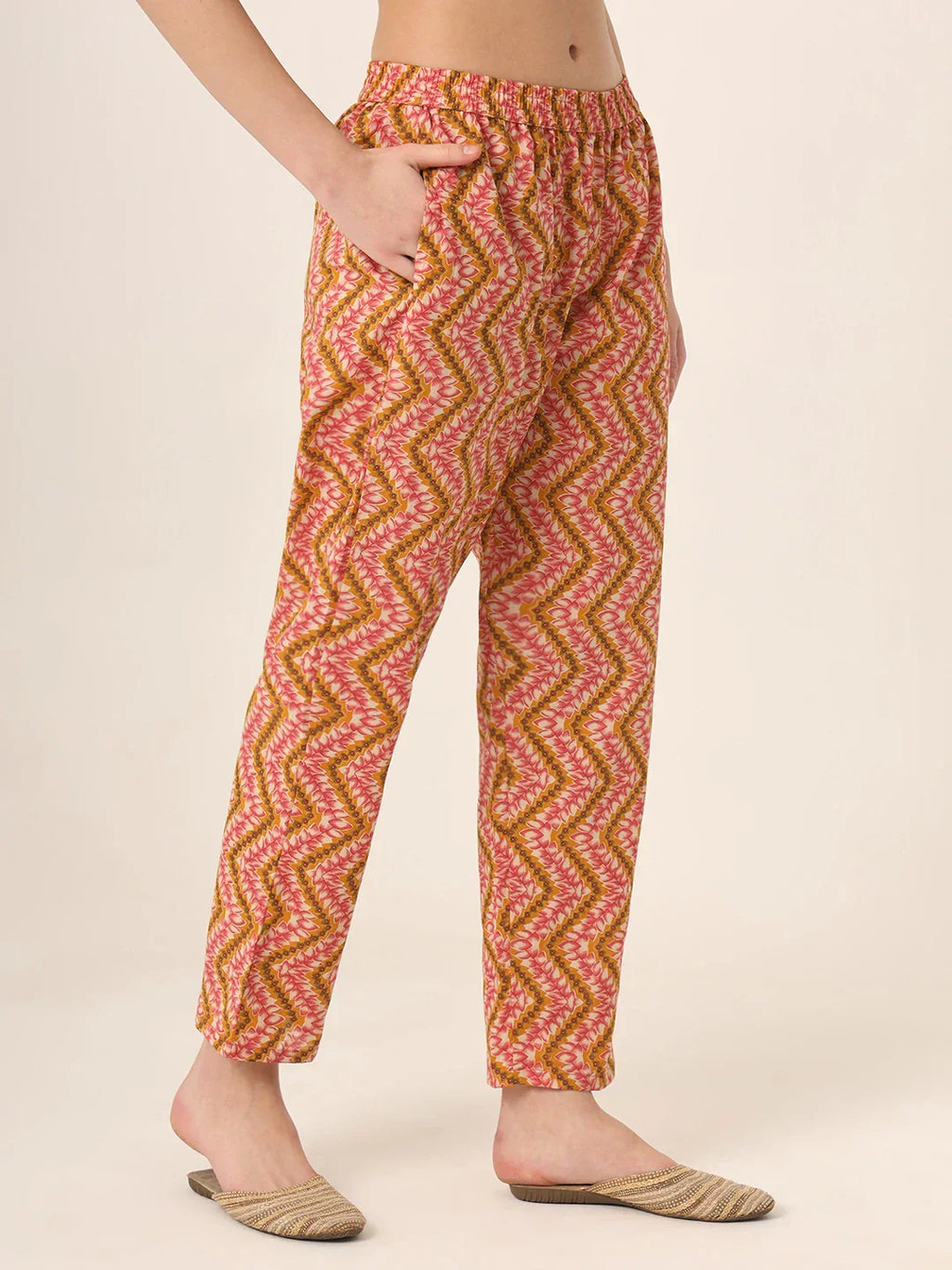 Yufta Mustard Pure Cotton Straight Kurta Pants Dupatta Set - Distacart