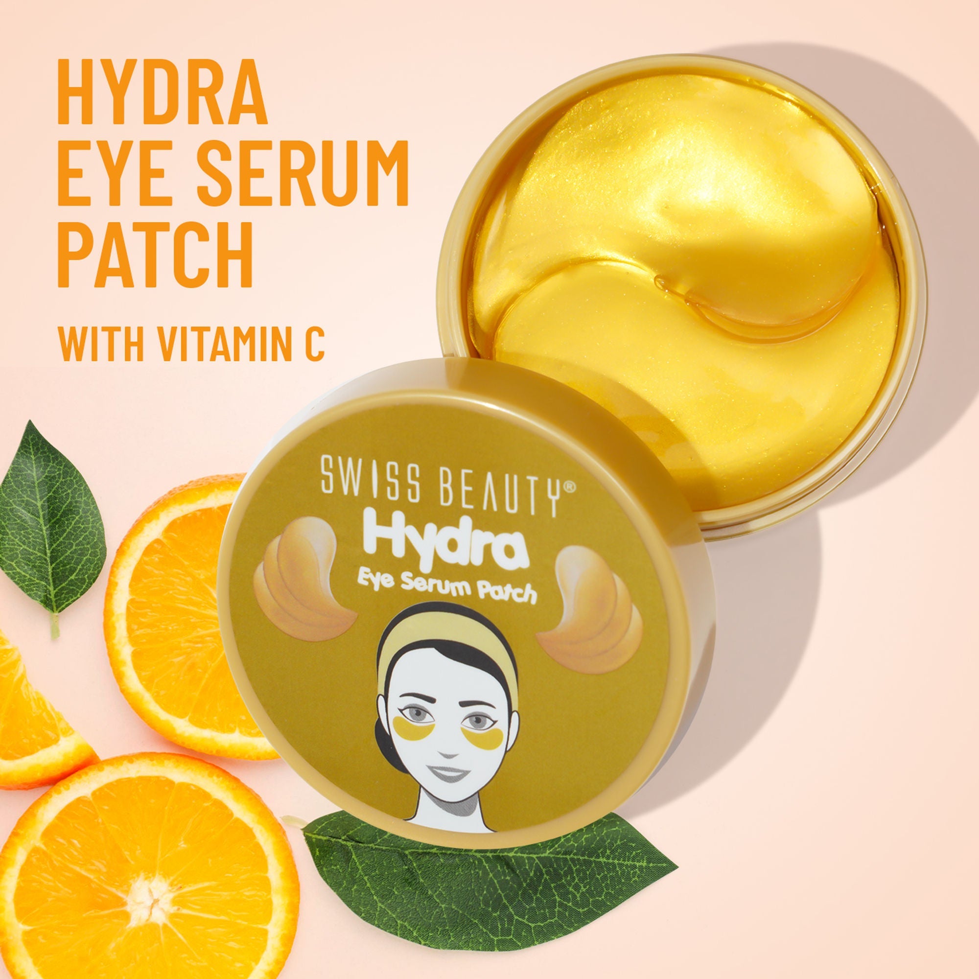 Swiss Beauty Hydra Eye Serum Patches For Dark Circles And Puffiness , Hydrate Skin - Vitamin-C - Distacart