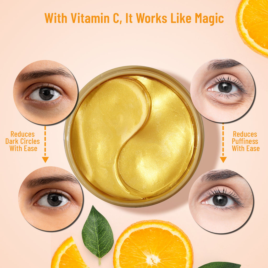 Swiss Beauty Hydra Eye Serum Patches For Dark Circles And Puffiness , Hydrate Skin - Vitamin-C - Distacart