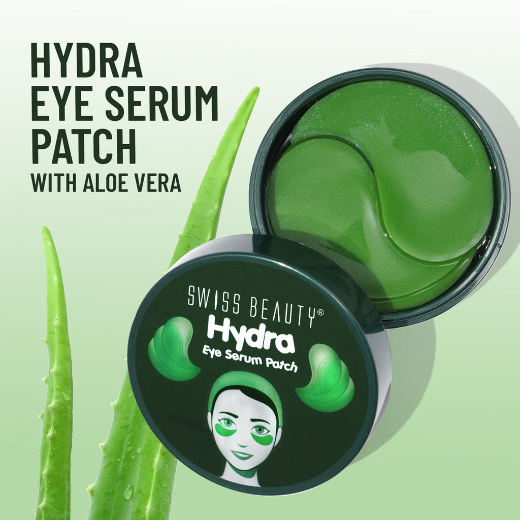 Swiss Beauty Hydra Eye Serum Patches For Dark Circles And Puffiness , Hydrate Skin - Alove Vera - Distacart